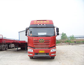 銅陵物流公司運輸車展示